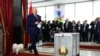 Белоросија - белорускиот претседател Александар Лукашенко гласа на претседателските избори, Минск, 26.01.2025 година. 