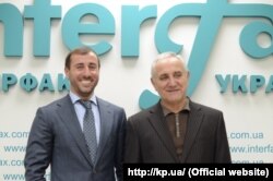 Сергій Рибалка з батьком Віктором