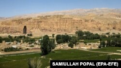 د بامیان ولایت تاریخي سیمې یوه څنډه ـ انځور له ارشیفه.