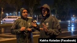 თბილისის მერის მოადგილე ირაკლი ბენდელიანი, თბილისის მერი კახა კალაძე. 