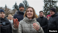 Проевропската претседателка на Молдавија Маја Санду