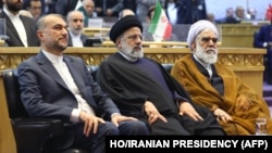 د ايران ولسمشر ابراهيم رییسي او د ايران بهرنيوو چارو وزير امیر عبداللهيان - پخوانی انځور 