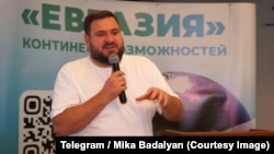 Armenian blogger Mika Badalian (file photo)