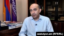 Armenia - Edmon Marukian, the leader of the Bright Armenia party, speaks to RFE/RL in Yerevan, July 23, 2024.