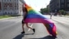 A Budapest Pride egyik résztvevője 2023. július 15-én