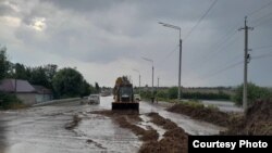 Жалал-Абад облусундагы суу каптаган жерлер.
