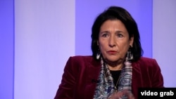 Georgian President Salome Zurabishvili (file photo)