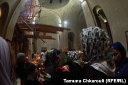 Easter Eve at the Church of St. John the Theologian in Saburtalo, Tbilisi