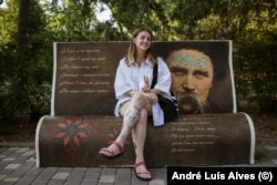 Anastasia Sirchenko, a 23-year-old Odesa native, joined a nationalistic organization after she returned to Ukraine from temporary displacement in Poland.