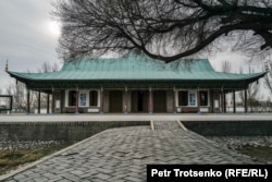 A mosque built at the end of the 19th century in Zharkent
