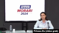 Natalia Morari announced she will run in Moldova's presidential election in October.