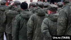 Relatives of mobilized Russian soldiers had wanted to hold a demonstration in Krasnoyarsk on November 19. (file photo)