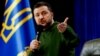 Претседателот на Украина Володимир Зеленски на прес-конференција. Киев, 25 февруари 2024 година
