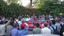په اسلام اباد کې د بیان ازادۍ لپاره د خبریالانو احتجاج