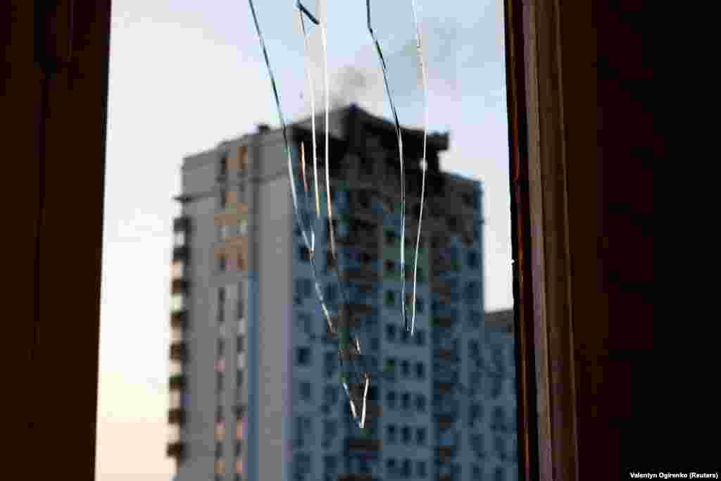 Ukraine's military claims that nearly all of the drones were shot down on the outskirts of Kyiv and above the capital.