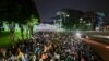 Demonstranti u Tbilisiju na protestima protiv zakona o "stranim agentima", 3. maj 2024.