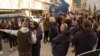 Illegal apartment building, apartment owners are protesting the announced demolition, Podgorica, Montenegro - screenshot 01