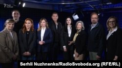 Делегація конгресменів США, представники демократичної та республіканської партій в рамках свого візиту в Україну відвідали київське бюро Радіо Свобода