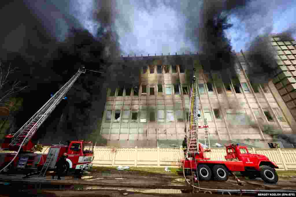 The Kharkiv region, which borders Russia to the north and lies close to the front line, has suffered regular attacks during Russia's two-year-old invasion.