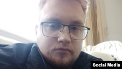Russian anti-war activist and anarchist Aleksei Rozhkov (file photo)