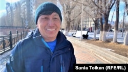 Marat Zhylanbaev, the chairman of unregistered Algha, Qazaqstan (Forward Kazakhstan) opposition party (file photo)