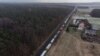 Польсько-український кордон у Гребенному, Польща, 27 листопада 2023 року.