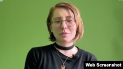 Russian anti-war activist Natalya Narskaya (file photo)
