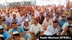 د شمالي وزيرستان په ميرلي کې ځايي ولس د ۲۰۲۲ز کال د جولای له ۱۷مې د هدفي بریدونو ضد احتجاجي ناسته پيل کړې ده.