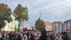 Suzavac na ulicama Severne Mitrovice
