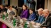 Ministarka evropskih poslova Crne Gore u ostavci, Jovana Marović (u sredini) na sjednici crnogorske Vlade, Podgorica, 24. septembar 2022.
