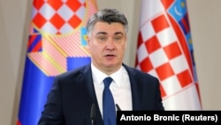 Зоран Милановиќ, претседател на Хрватска