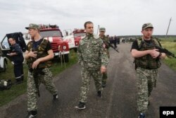 Один з ватажків заворушень 2014 року Павло Губарєв на місці падіння Боїнгу МН17