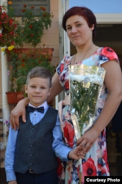Ілля разом із мамою Тетяною