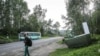 Наступствы моцнага ветру ў Менску ў 2016 годзе. Ілюстрацыйнае фота