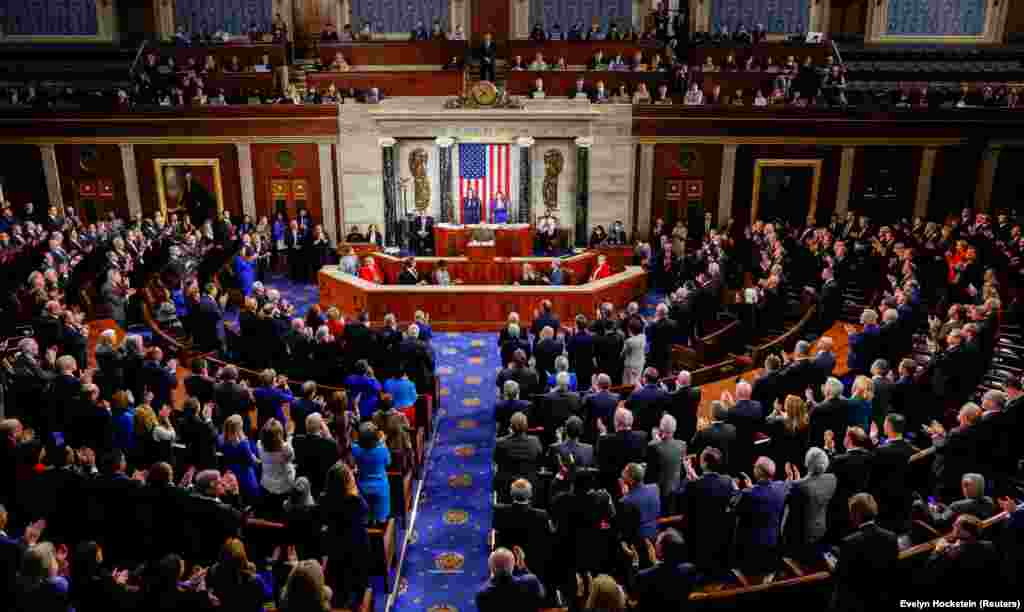 Конгрес США аплодував президенту України стоячи. Вашингтон, 21 грудня 2022 року