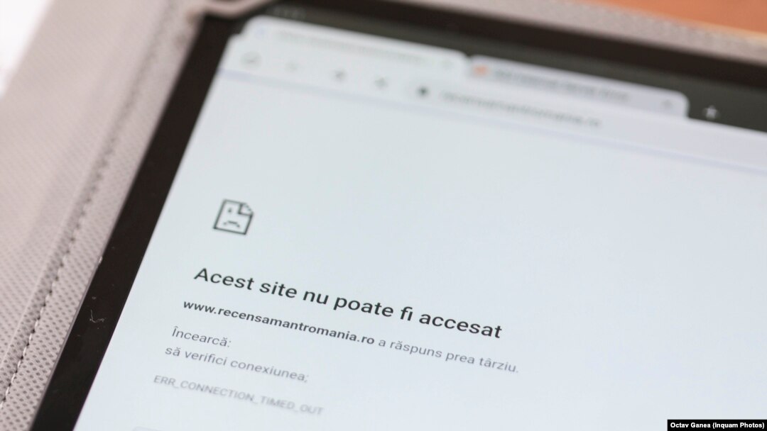 Platforma online dedicată autorecenzării nu a funcționat în prima zi a recensământului.