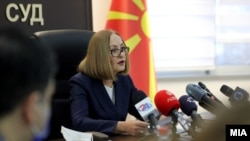 Претседателката на Уставниот суд Добрила Кацарска.