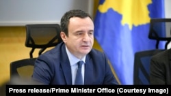 Kosovar Prime Minister Albin Kurti (file photo)