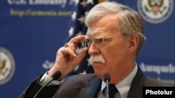 U.S. national-security adviser John Bolton said the administration understands that a number of countries "may not be able to go all the way, all the way to zero immediately." (file photo)