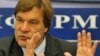 "We wished, we really sincerely hoped, that we could help by telling the truth," says Finnish politician Kimmo Kiljunen, who led the Kyrgyzstan Inquiry Commission, shown here in Bishkek on May 3, 2011.