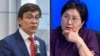 Эдиль Байсалов и Чолпон Джакупова.