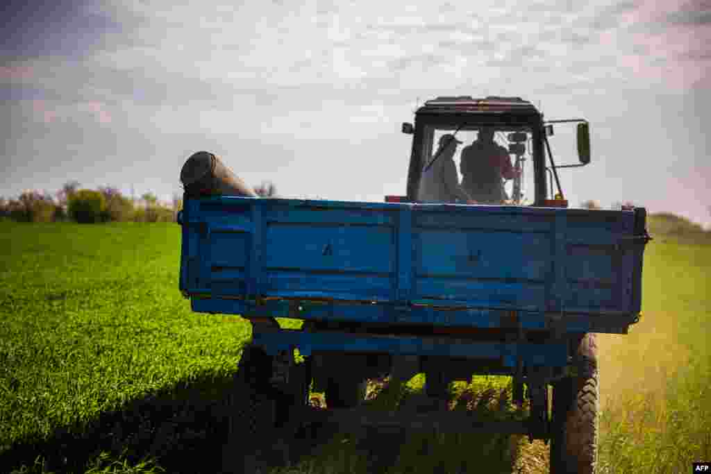 Farmers remove an unexploded shell from their fields near the village of Hryhorivka, Zaporizhzhya, eastern Ukraine, in early May. World Food Program Executive Director David Beasley has warned: &quot;When a nation that is the breadbasket of the world becomes a nation with the longest bread line of the world, we know we have a problem.&quot; He adds that the failure to open Ukraine&#39;s port in Odesa is a declaration of war on global food security, resulting in famines, destabilization, and mass migration around the world. Russia has said it will lift the blockade if Western sanctions are lifted, a demand Ukrainian Foreign Minister Dmytro Kuleba has characterized as an attempt at &quot;blackmail.&quot; &nbsp;