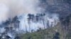 Пожар на горе Уч-Кош в Крыму, иллюстрационное фото