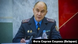 First Deputy Interior Minister Henadz Kazakevich appeared in a video in October threatening to use lethal force against those demonstrating against the election results.
