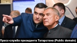 Марсель Миннуллин (слева) и Рустам Минниханов. 22 января 2025 года