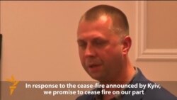 Donetsk Separatist Leader Agrees To Cease-Fire