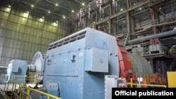 Armenia - The ZCMC's copper ore-processing plant in Kajaran, 6Feb2016.