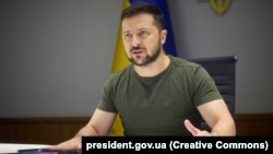 უკრაინის პრეზიდენტი ვოლოდიმირ ზელენსკი 