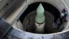 An unarmed Minutemen intercontinental ballistic missile is seen in its launch tube at a launch facility just outside Wall, South Dakota.