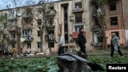 Харьков шаарындагы орус армиясынын кезектеги аба соккусунун кесепети. 5-май, 2024-жыл.